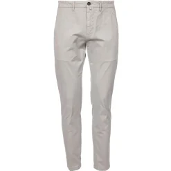 Pantalones Slim Fit de gabardina de algodón