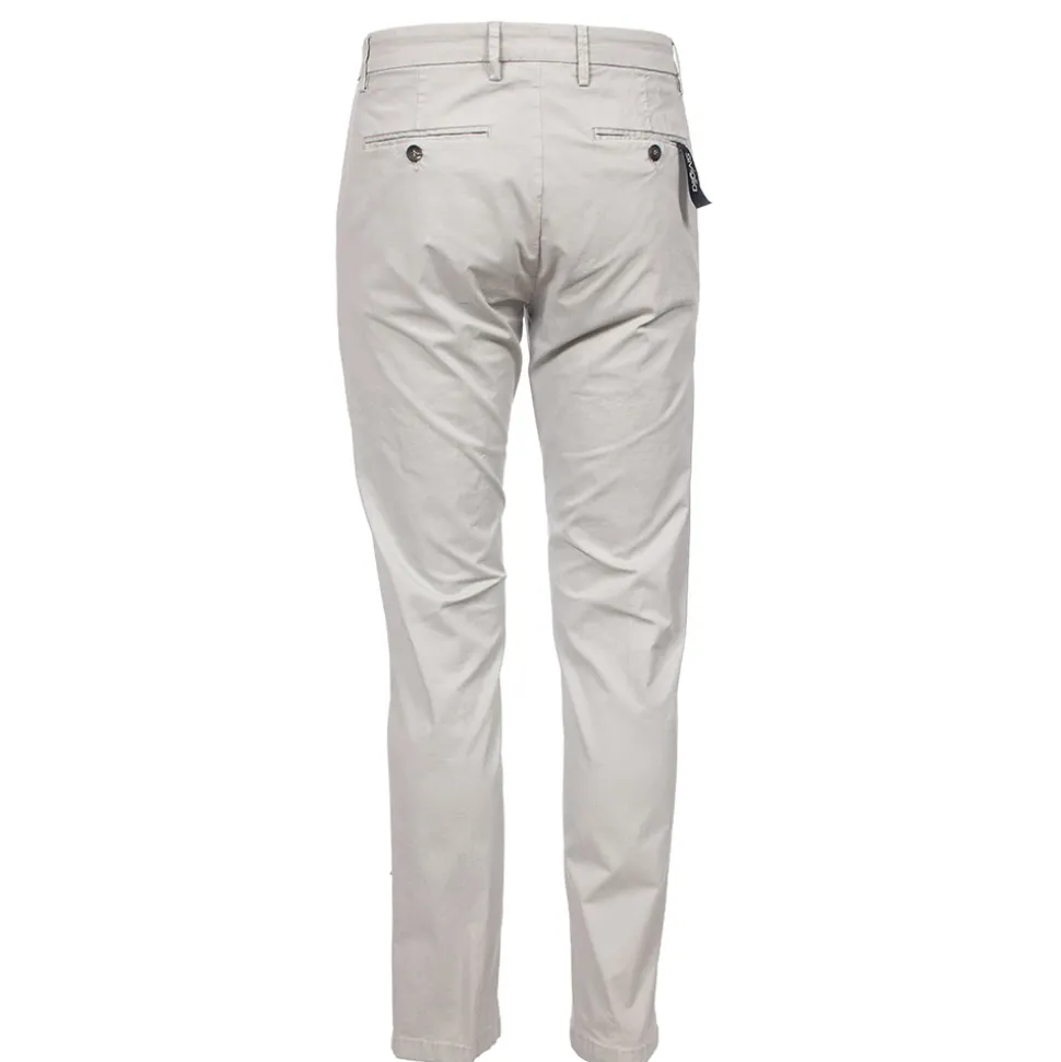 Pantalones Slim Fit de gabardina de algodón