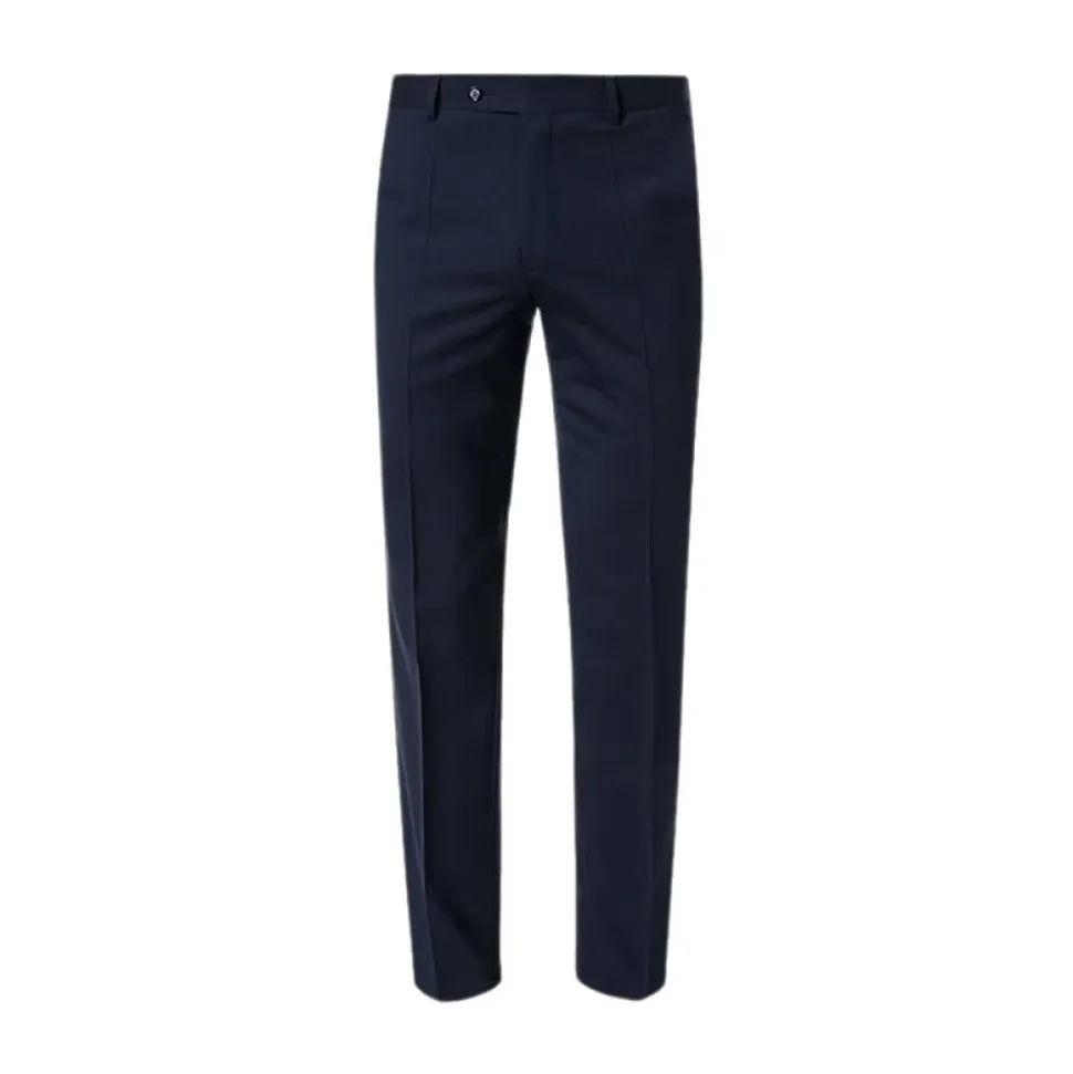 Pantalones Slim Fit de Lana Elástica