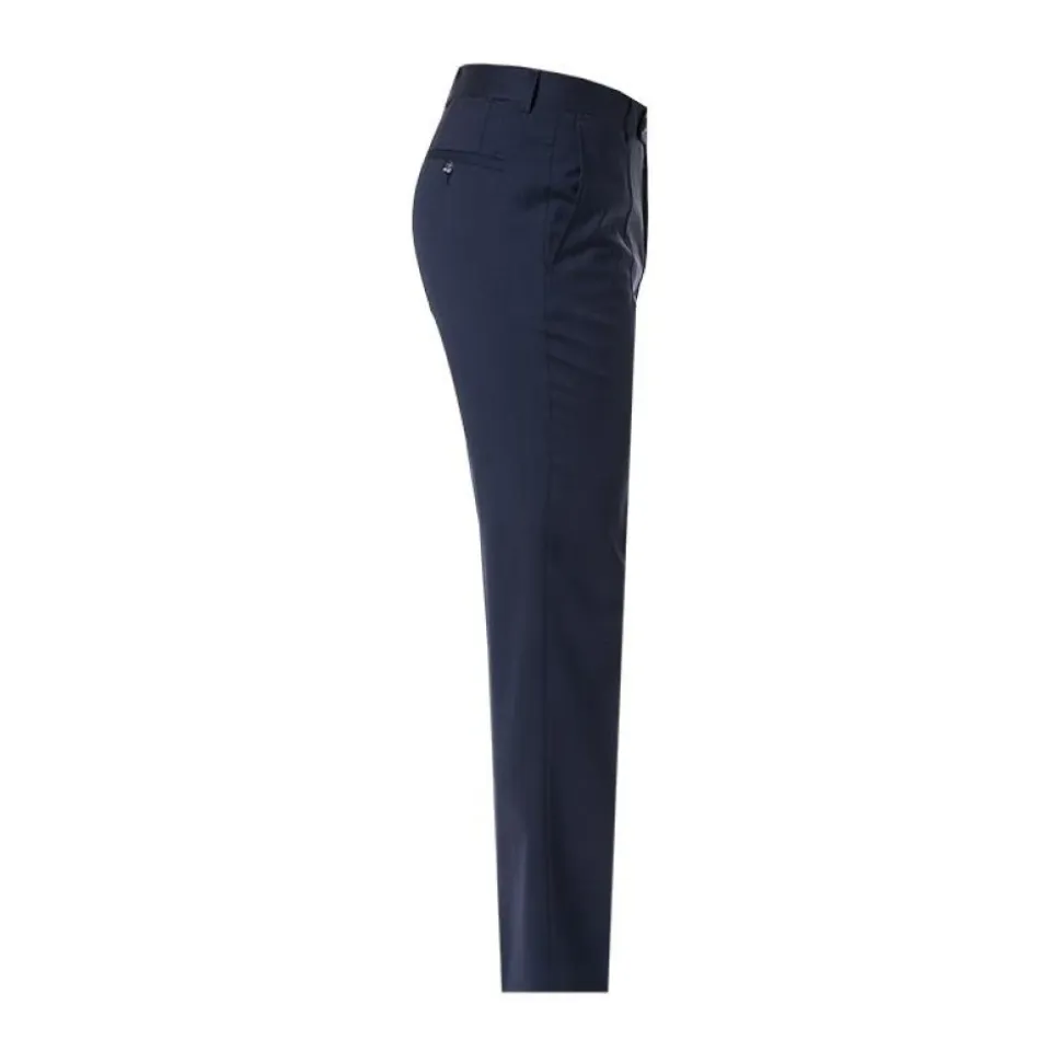 Pantalones Slim Fit de Lana Elástica