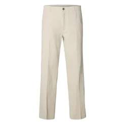 Pantalone 196 Straight Leroy Mezcla de Lino Cachemira Pura