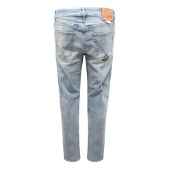 Pantalones Vaqueros Ajustados Hechos en Italia