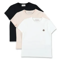 Paquete de Tres Camisetas con Parche del Logo