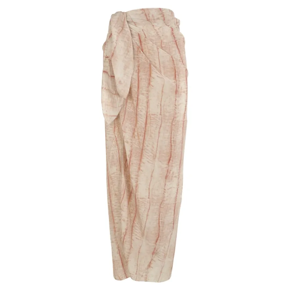 Pareo, falda de seda irony print-