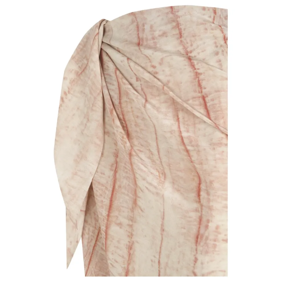 Pareo, falda de seda irony print-