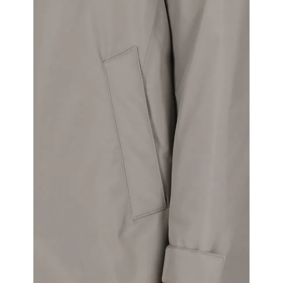 Parka acolchada con capucha desmontable