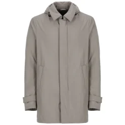 Parka acolchada con capucha desmontable