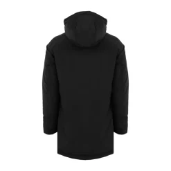 Parka de hombre con cuello alto Polar negro