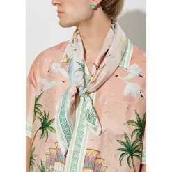 Pañuelo de Seda con Estampado