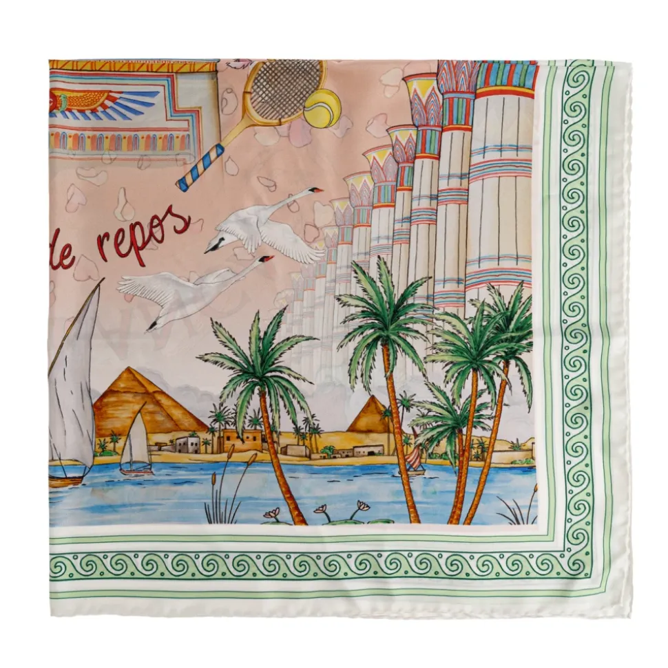 Pañuelo de Seda con Estampado
