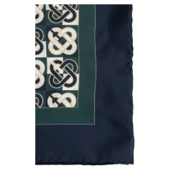 Pañuelo de Seda con Monograma