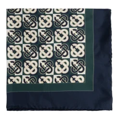 Pañuelo de Seda con Monograma