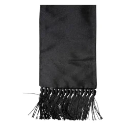 Pañuelo Foulard de Seda con Flecos para el Cuello
