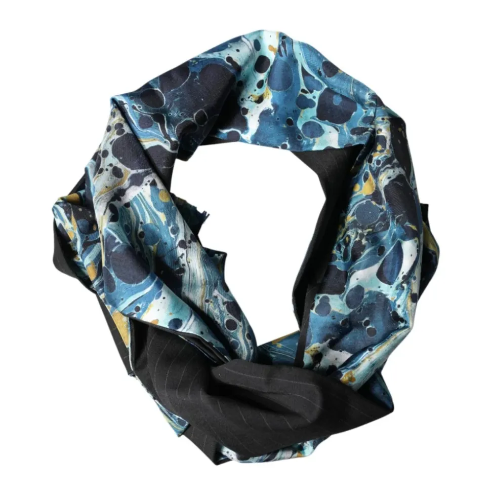 Pañuelo Foulard Estampado Mármol para el Cuello
