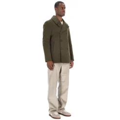 Peacoat verde con forro de grafeno