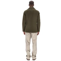 Peacoat verde con forro de grafeno