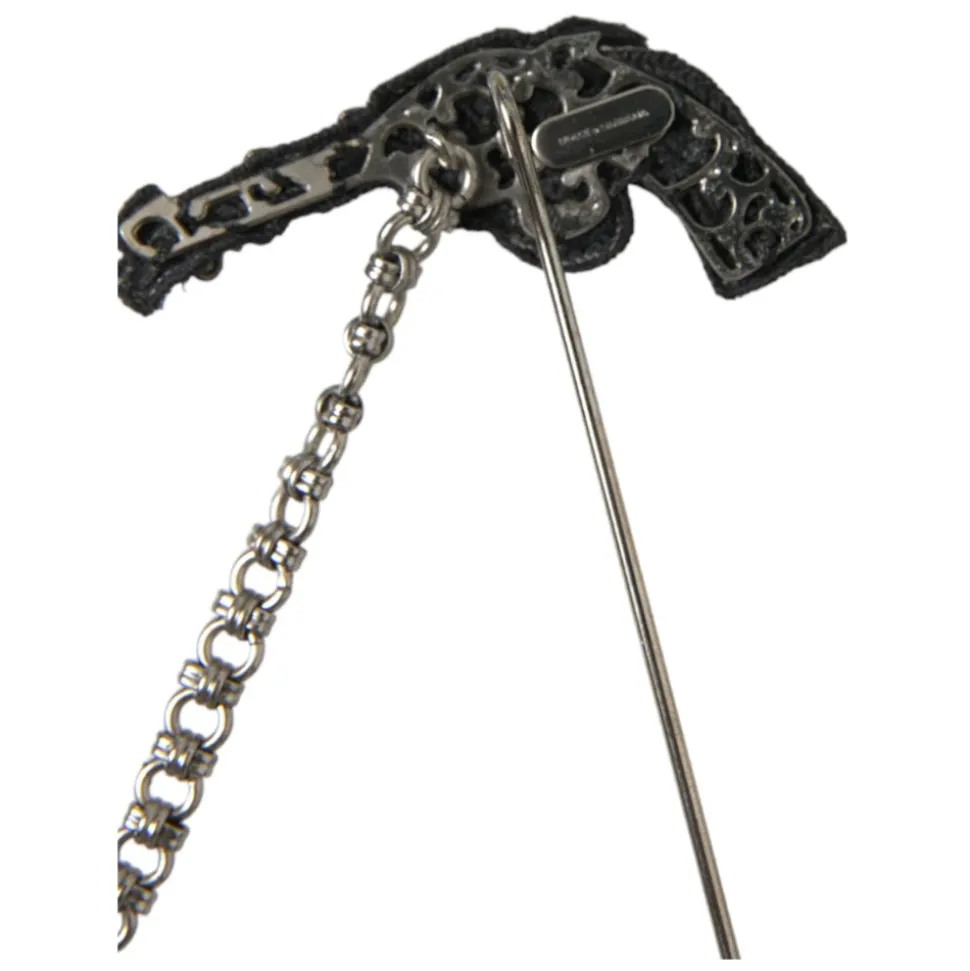 Pin de Solapa con Forma de Pistola Revólver