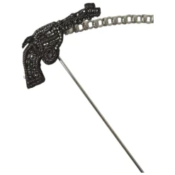 Pin de Solapa con Forma de Pistola Revólver