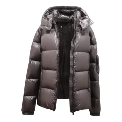 Piumino Chaqueta de Plumas con Capucha Desmontable