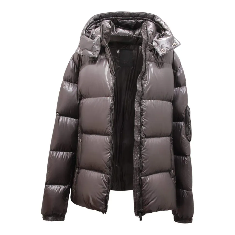 Piumino Chaqueta de Plumas con Capucha Desmontable