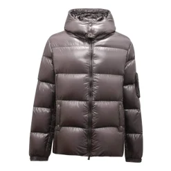 Piumino Chaqueta de Plumas con Capucha Desmontable