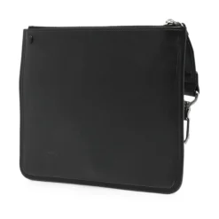 Pochette con logo e borchie decorative