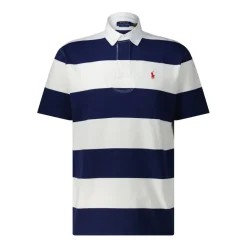 Polo a Rayas con Logotipo Bordado