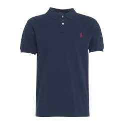 Polo Azul Elegante con Logo Bordado