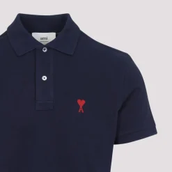 Polo Azul Elegante Ropa Casual