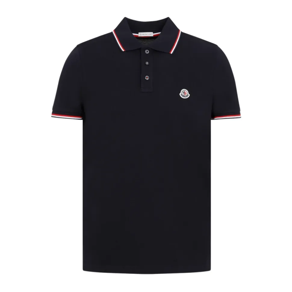 Polo Azul Estilo Casual Elegante