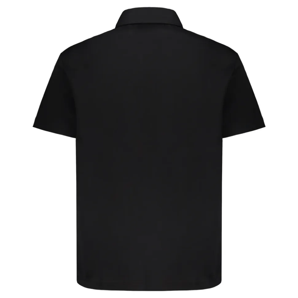 Polo de Algodón con Estampado Frontal