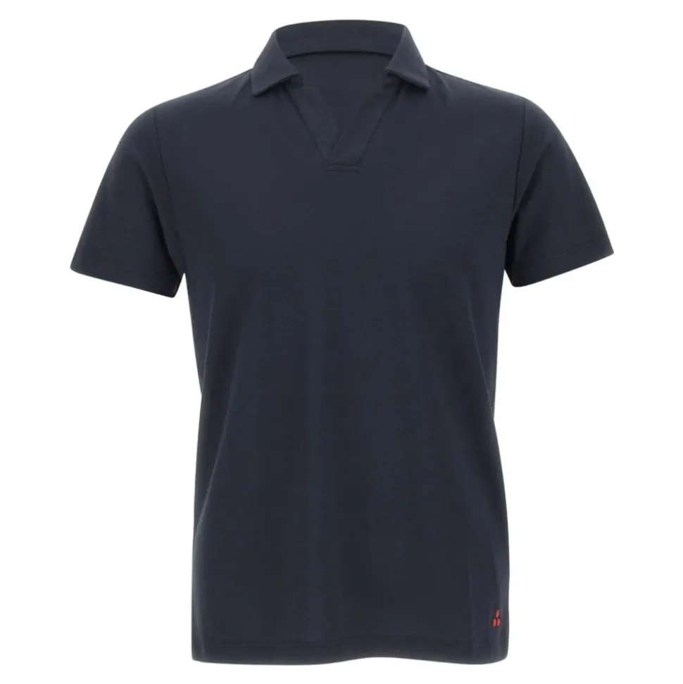Polo de algodón y seda