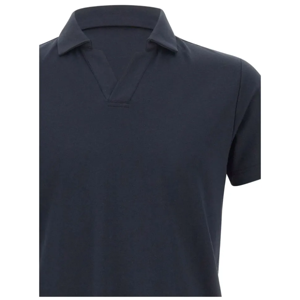 Polo de algodón y seda
