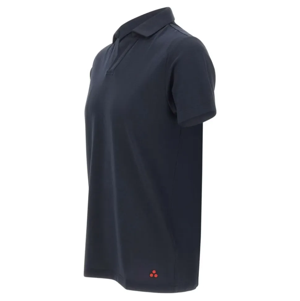 Polo de algodón y seda