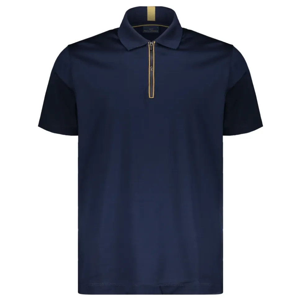 Polo de Manga Corta con Cremallera