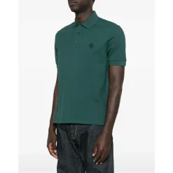 Polo de Manga Corta con Parche del Logotipo