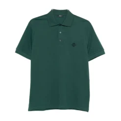 Polo de Manga Corta con Parche del Logotipo