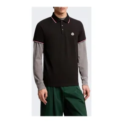 Polo de Piqué con Ribete Tricolor