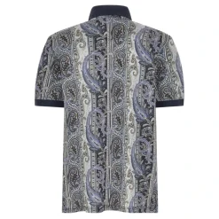 Polo de piqué de algodón con motivo Arnica