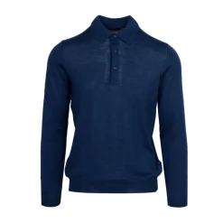 Polo de punto de tres botones