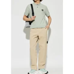 Polo Shirt With Logo Patch