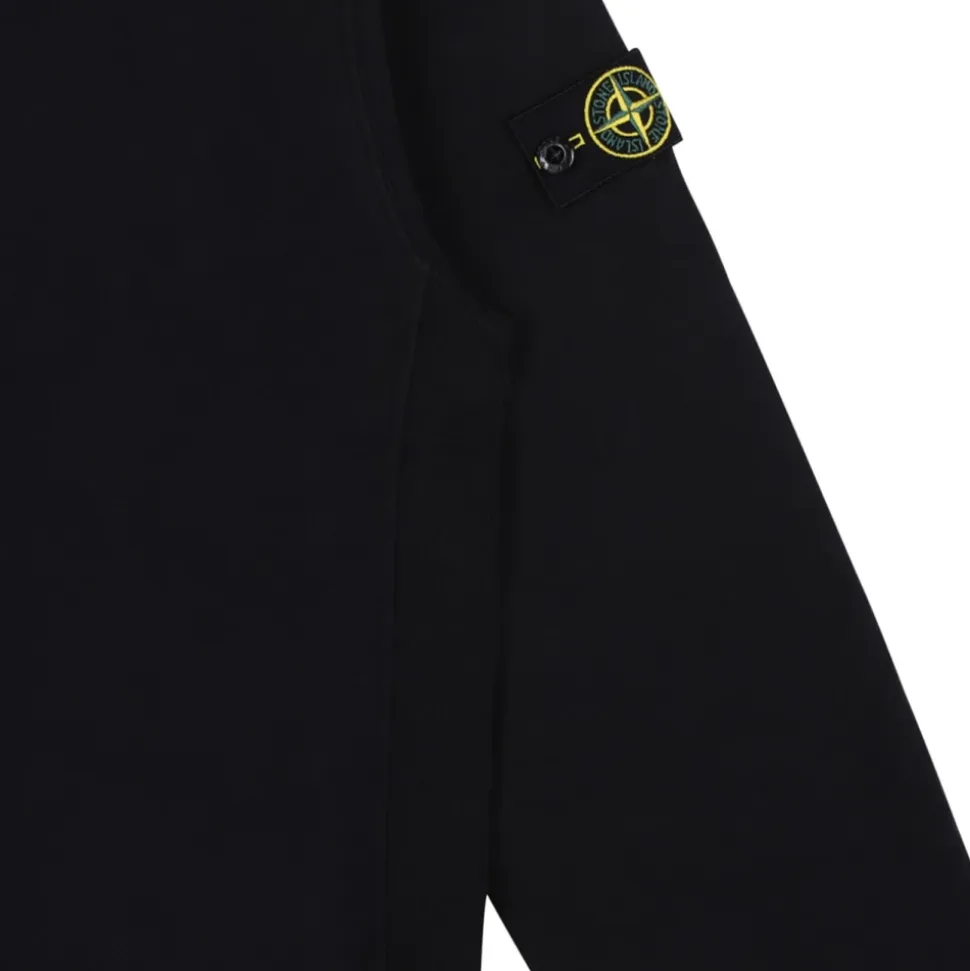 Polos & Sudadera Negros con Media Cremallera