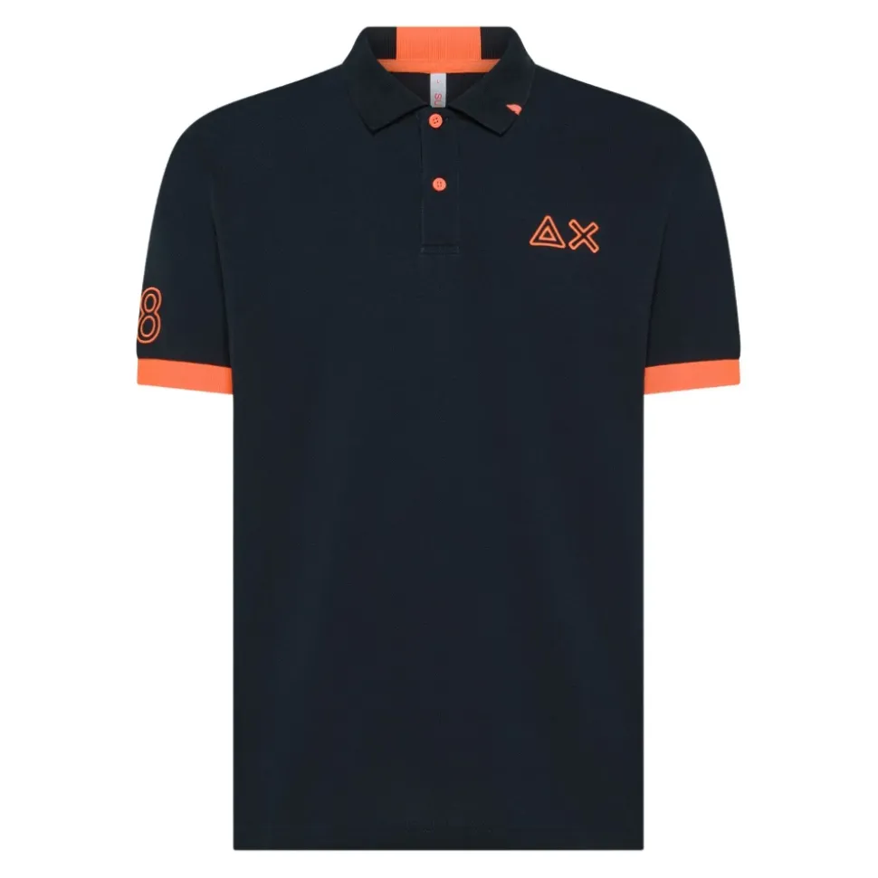 Polos y camisetas polo con logo azul