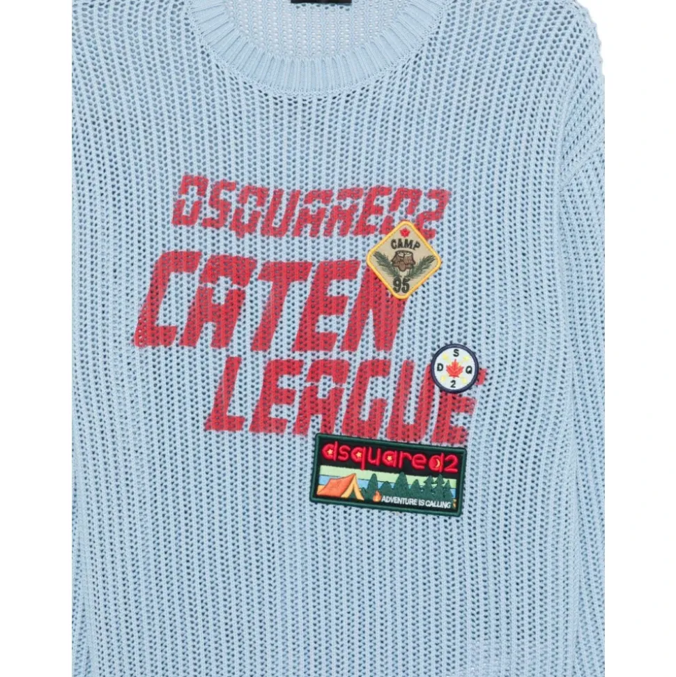 Prenda de punto de cuello redondo