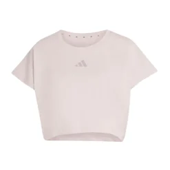 PrimeLift Workout Cropped Boxy Tank con 3 Franjas