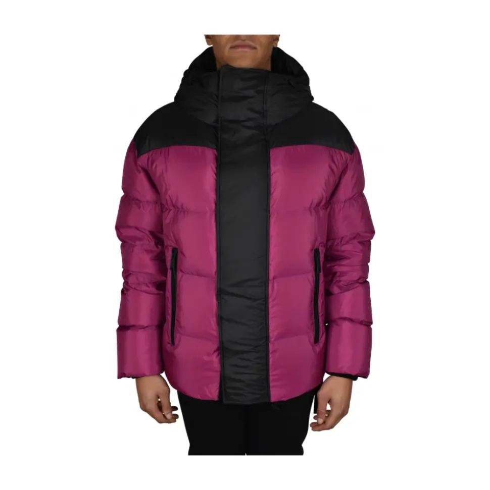 Puffer con capucha