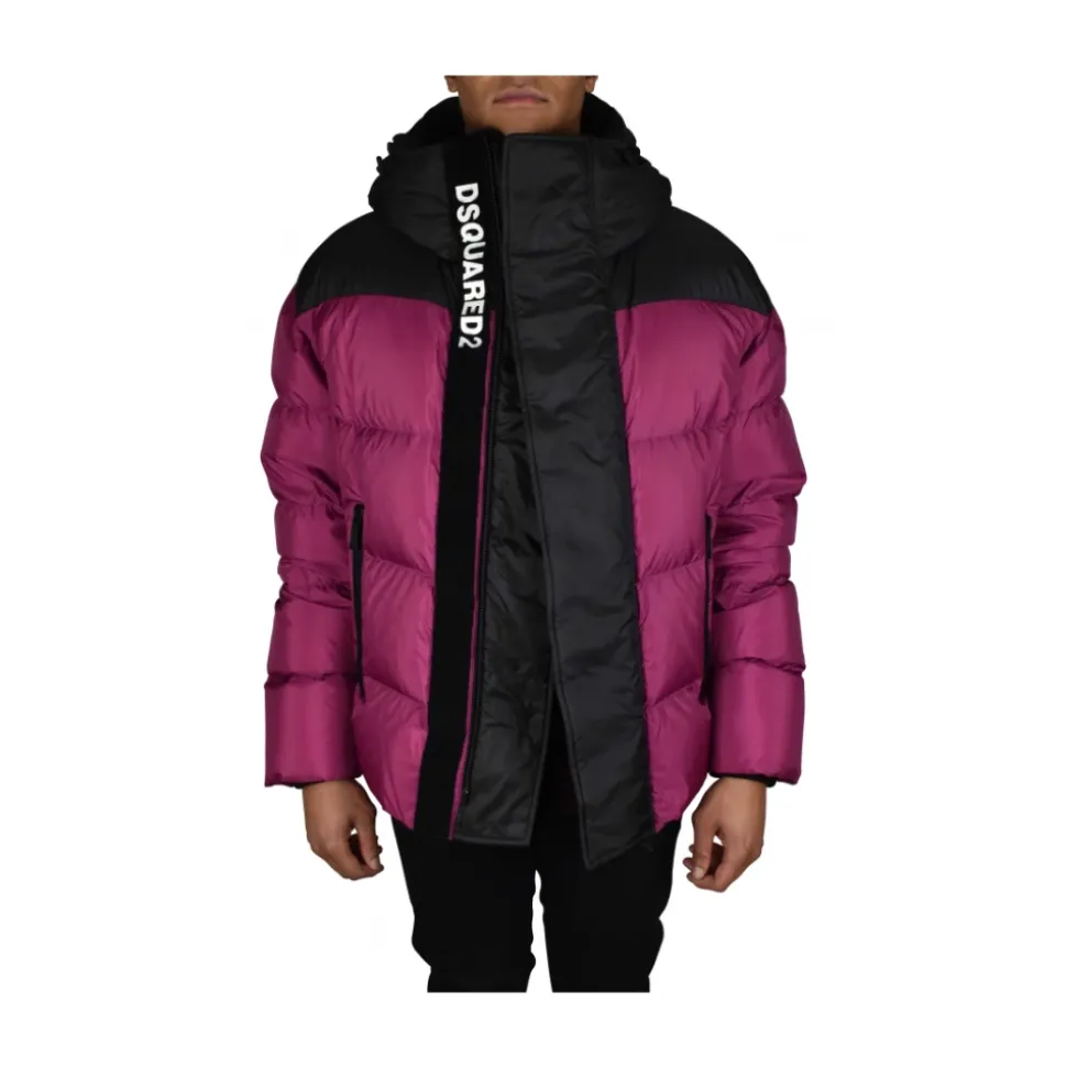 Puffer con capucha