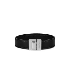 Pulsera de Cuero con Logotipo Grabado