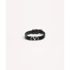 Pulsera de cuero con VLogo
