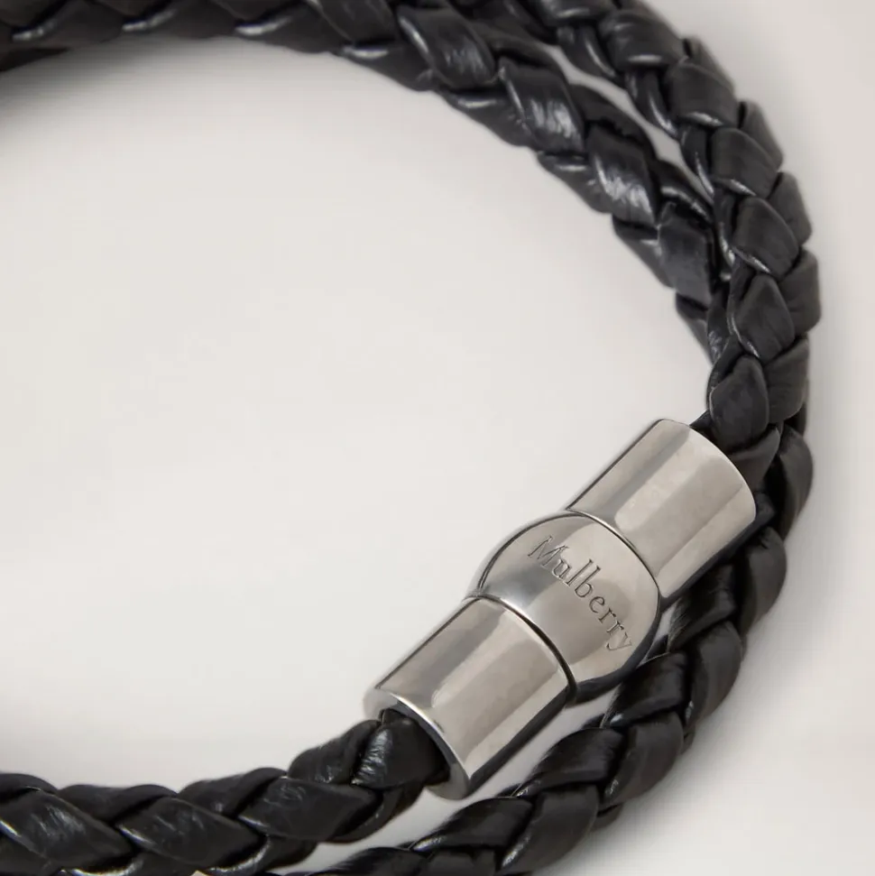 Pulsera de Cuero Trenzado